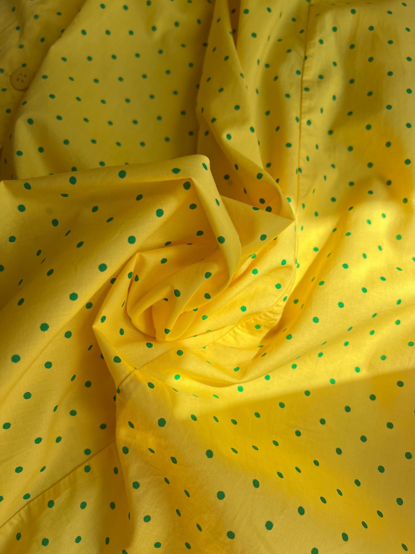 Vtg Yellow Dress