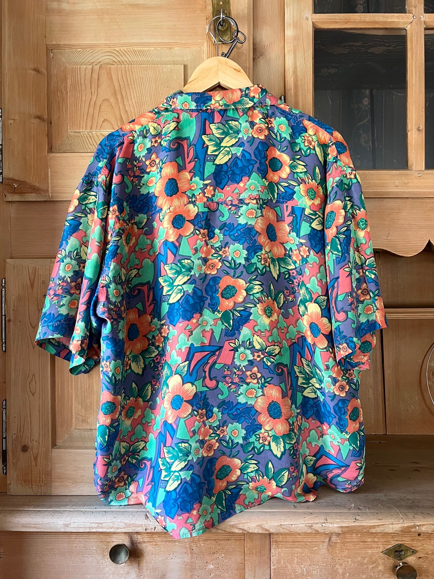 Vtg Silk Shirt
