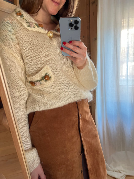 Vtg Mohair Jumper