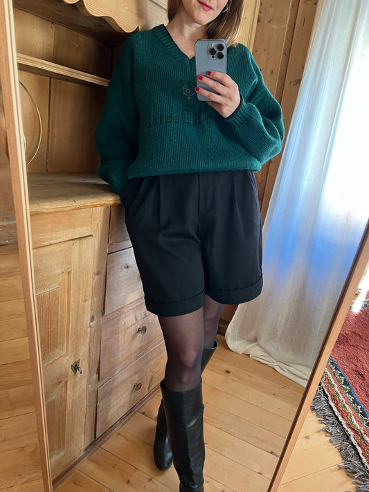 Vtg Green Jumper