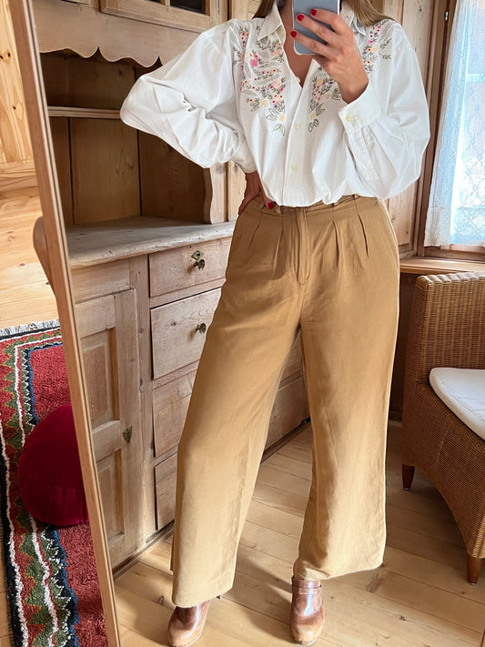 Vtg Embroidered Shirt