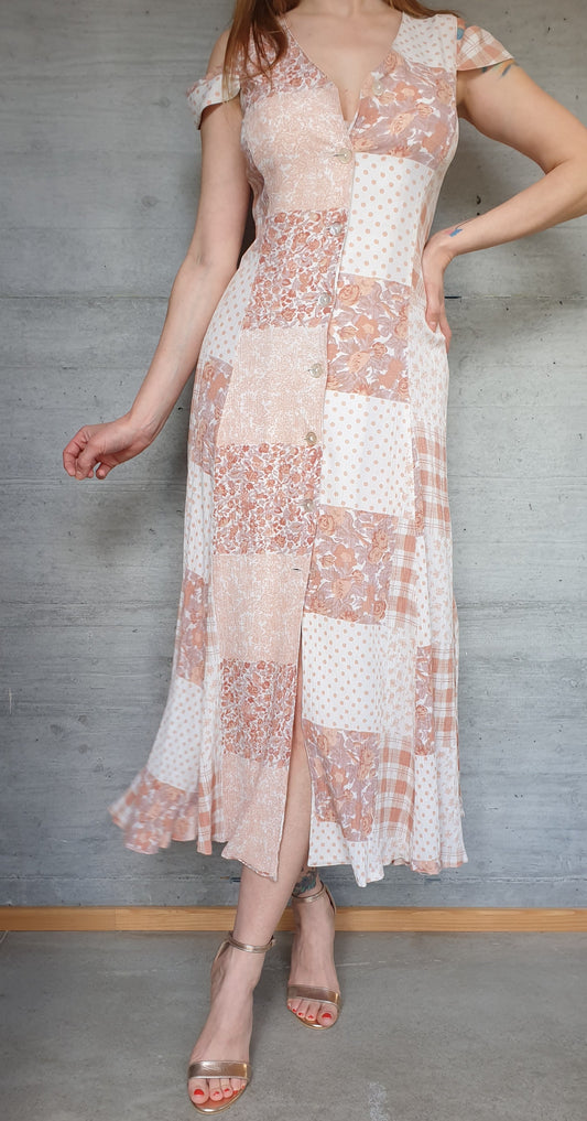 Open Shoulders Midi Dress