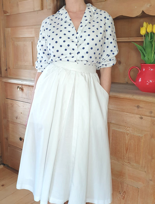 Vintage White Skirt
