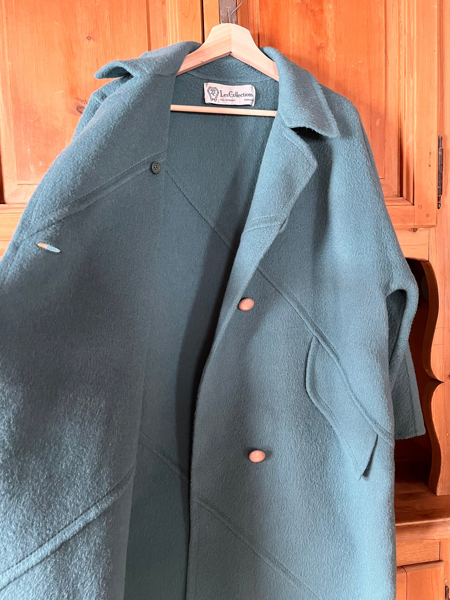 Blue Alpaca Coat