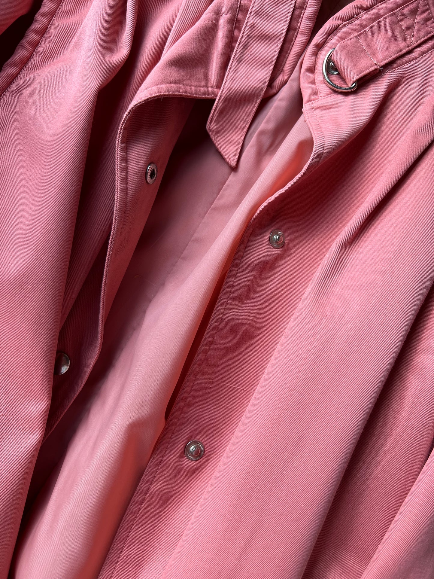 Pink Vintage Trench Coat