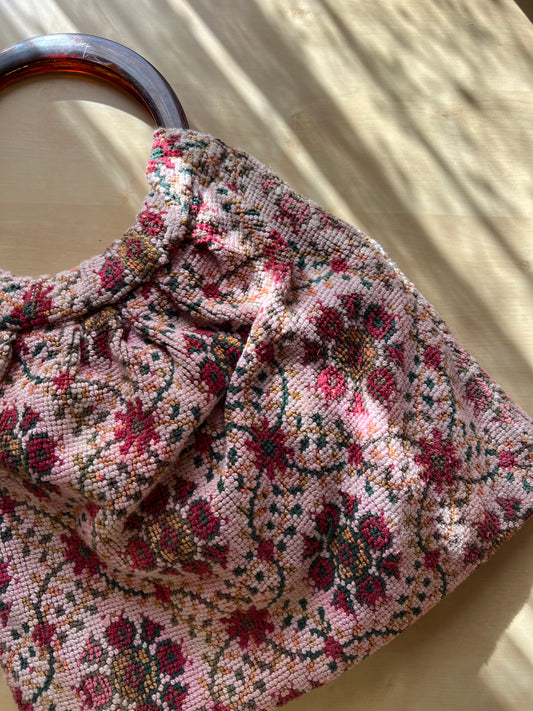 Vtg Tapestry Bag