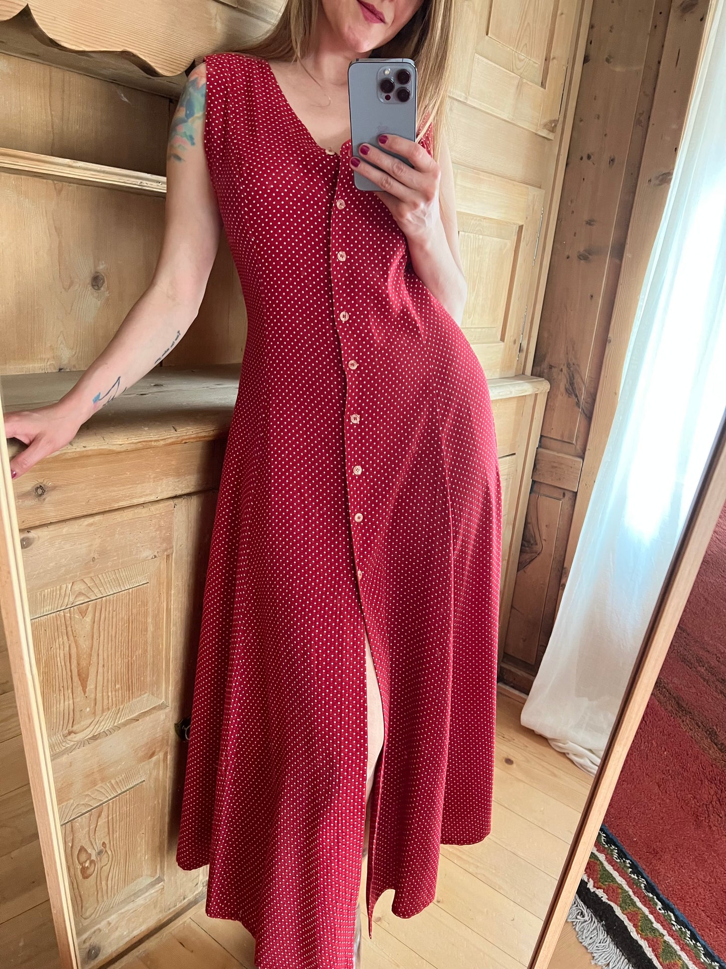 Red Polka Dot Dress