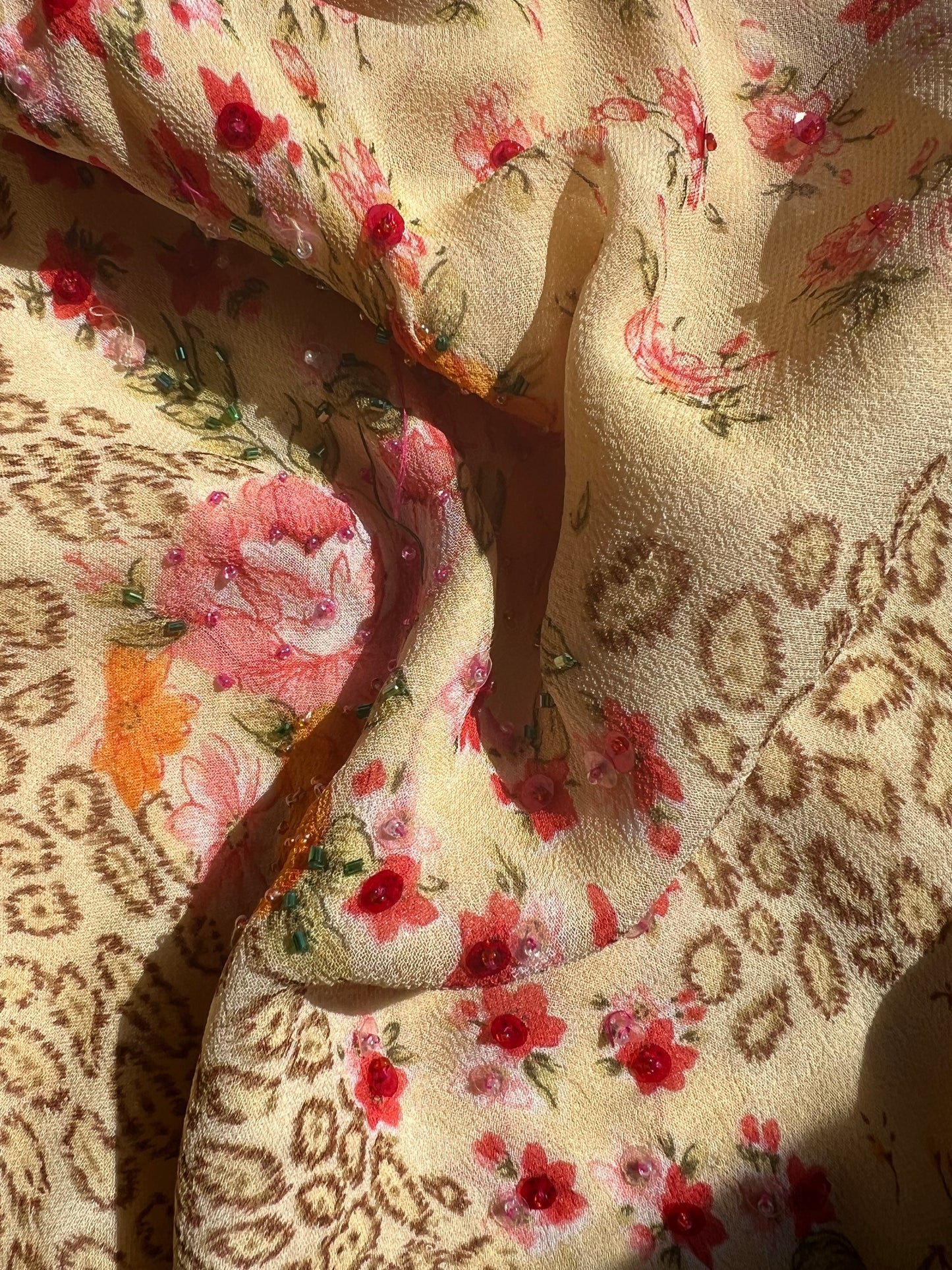 Midi Vintage Viscose Dress