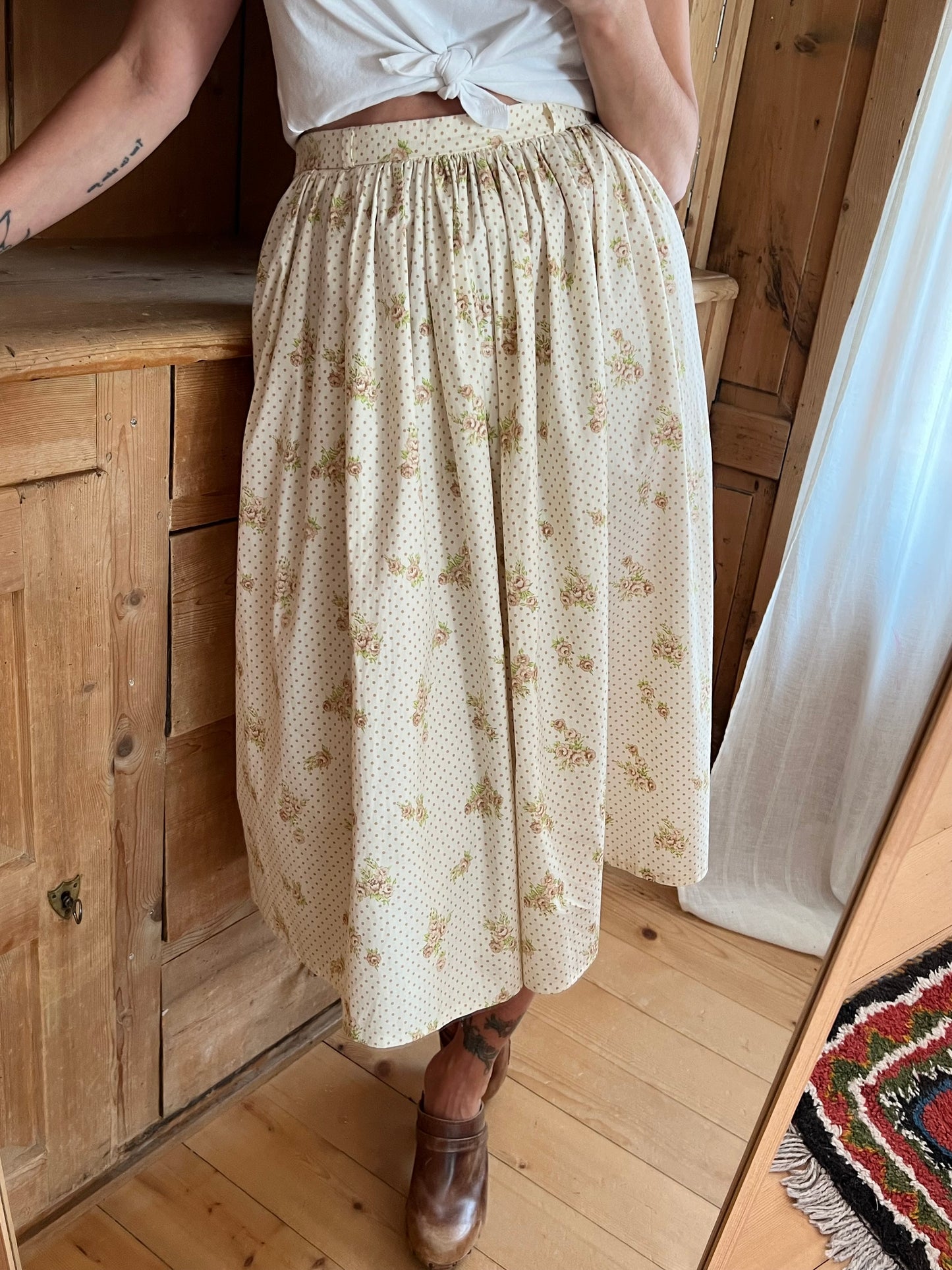 Midi Cotton Skirt