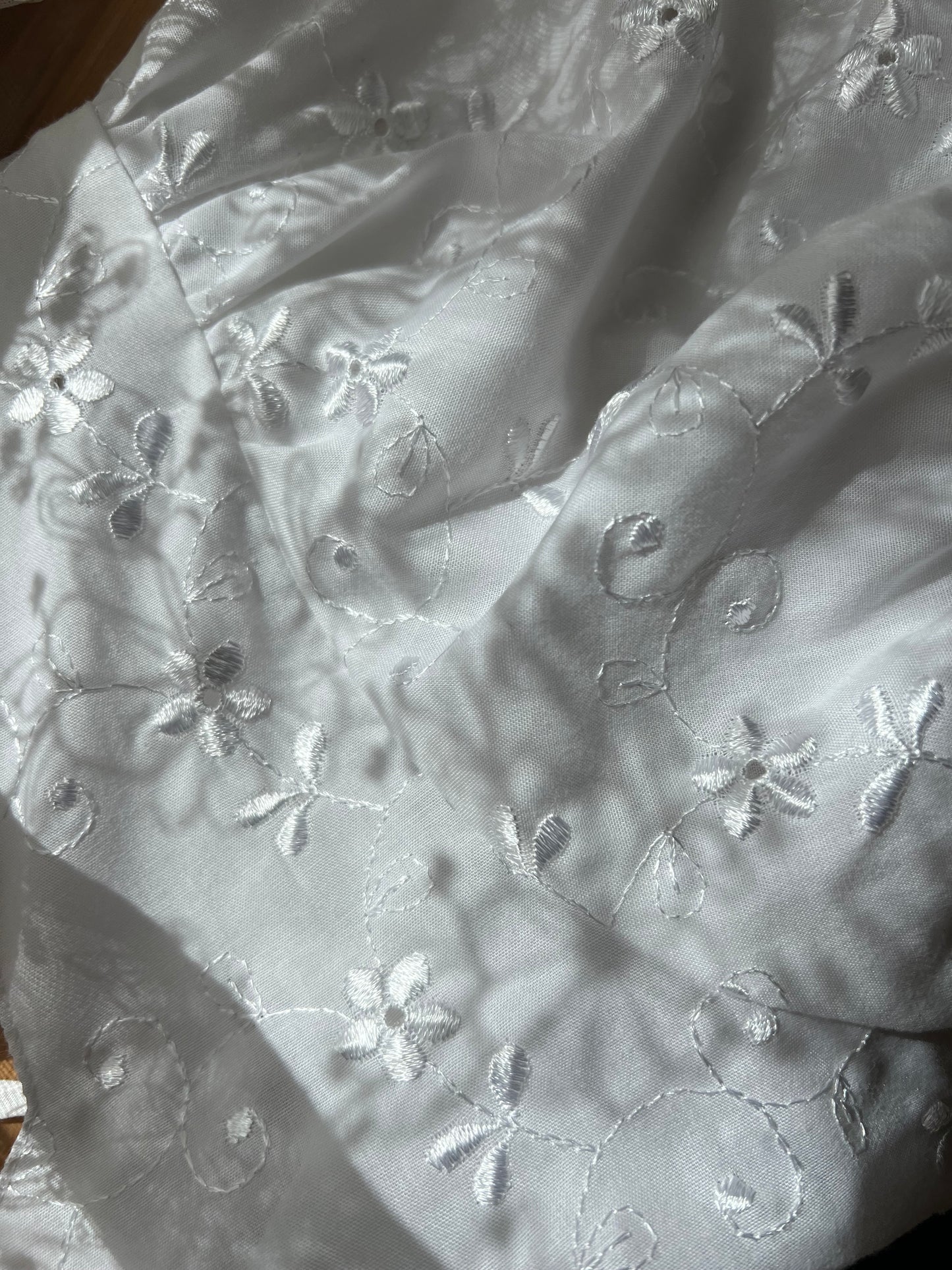 White Embroidered Blouse