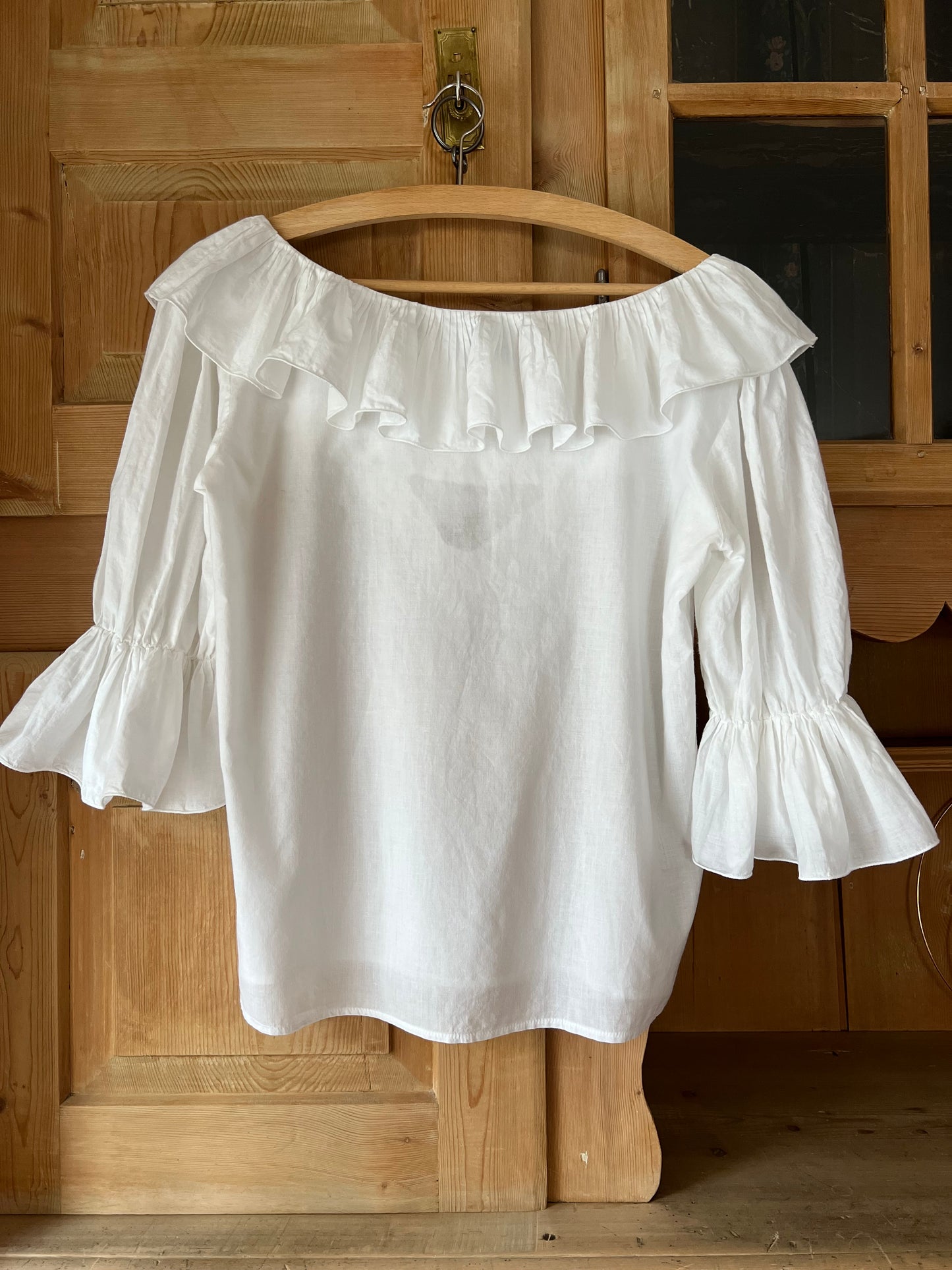 Ruffle Collar Blouse