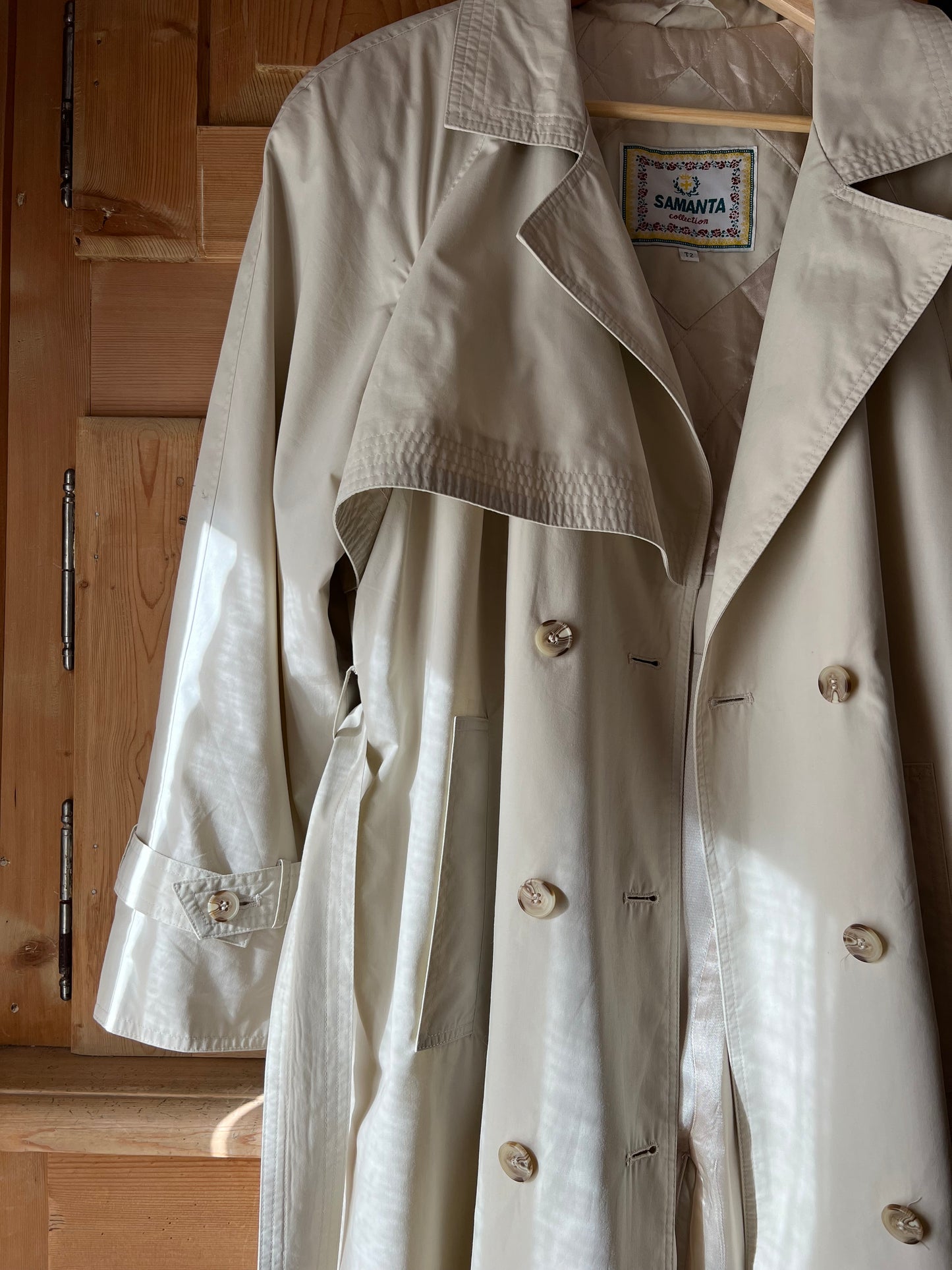 Vtg Trench Coat