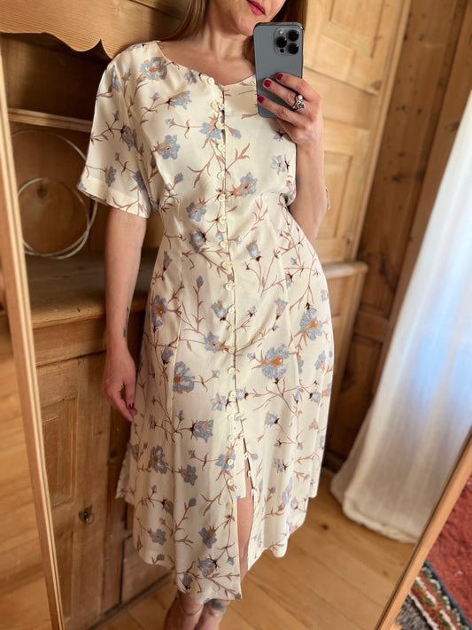 Vtg Midi Dress