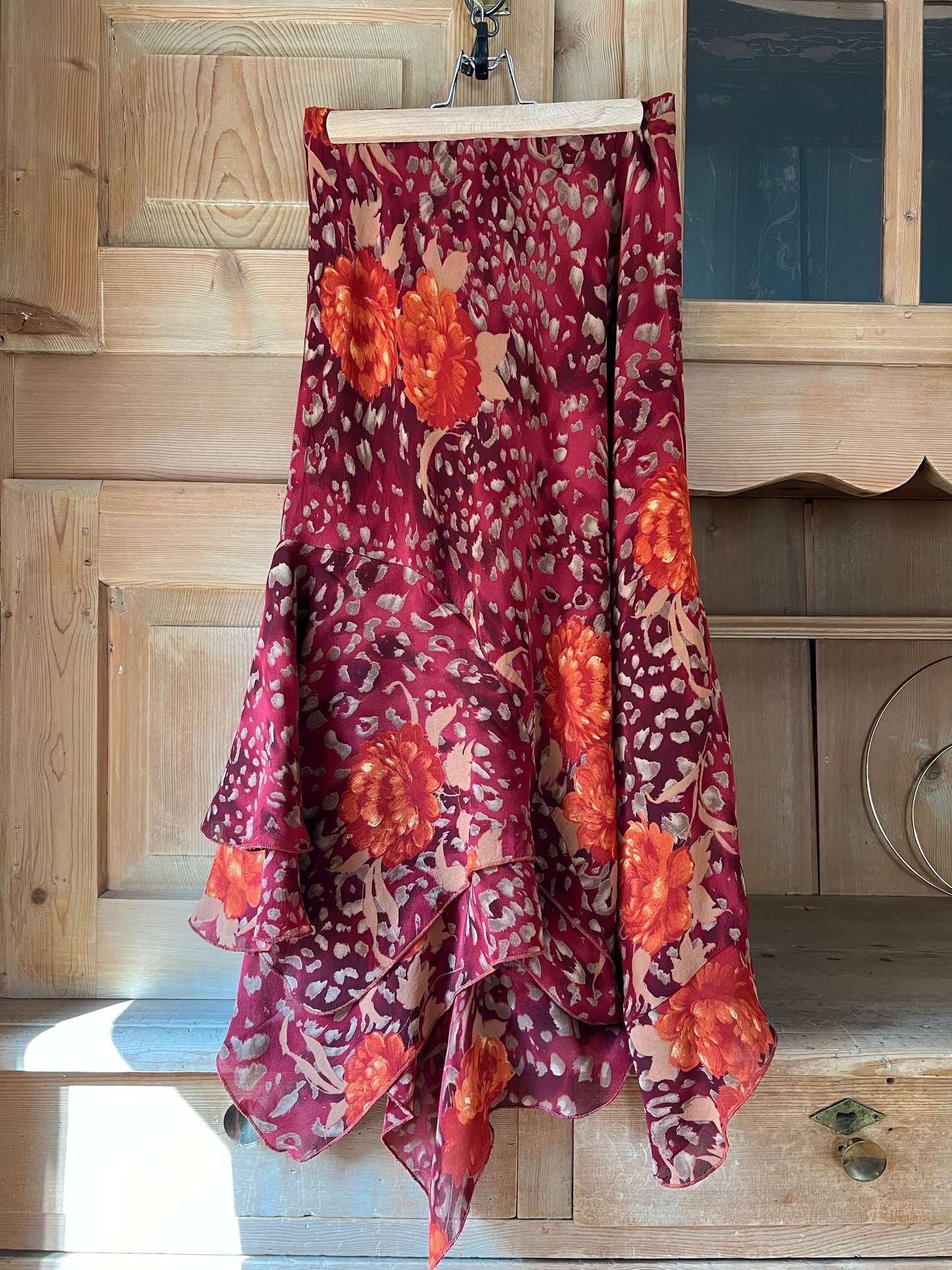 Asymmetrical Midi Skirt