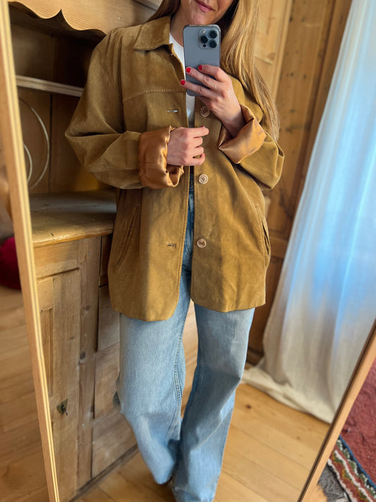 Suede Camel Jacket