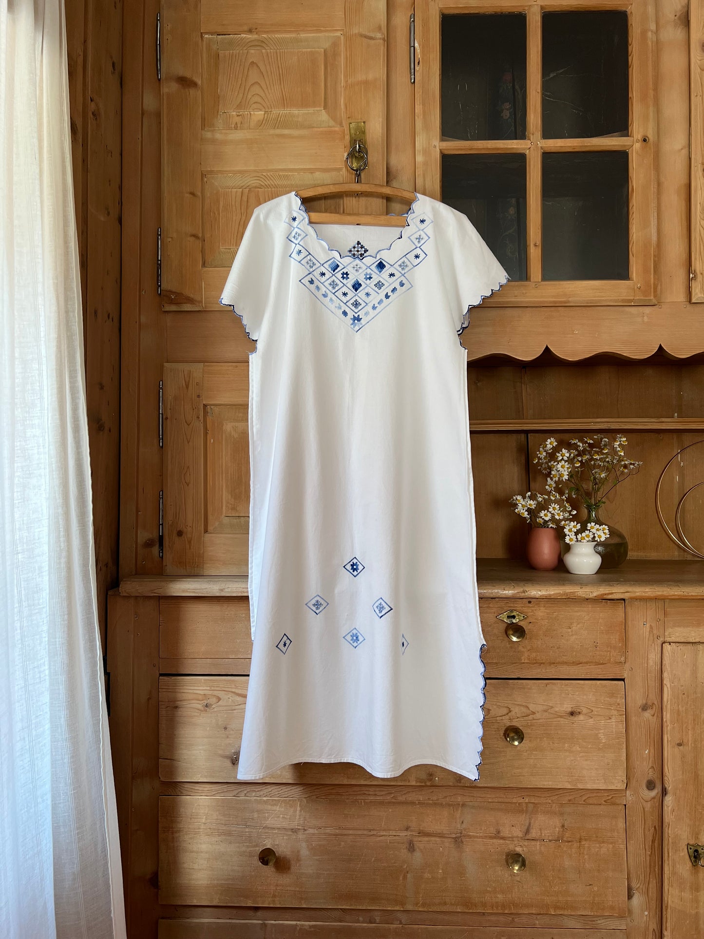Embroidered Cotton Dress