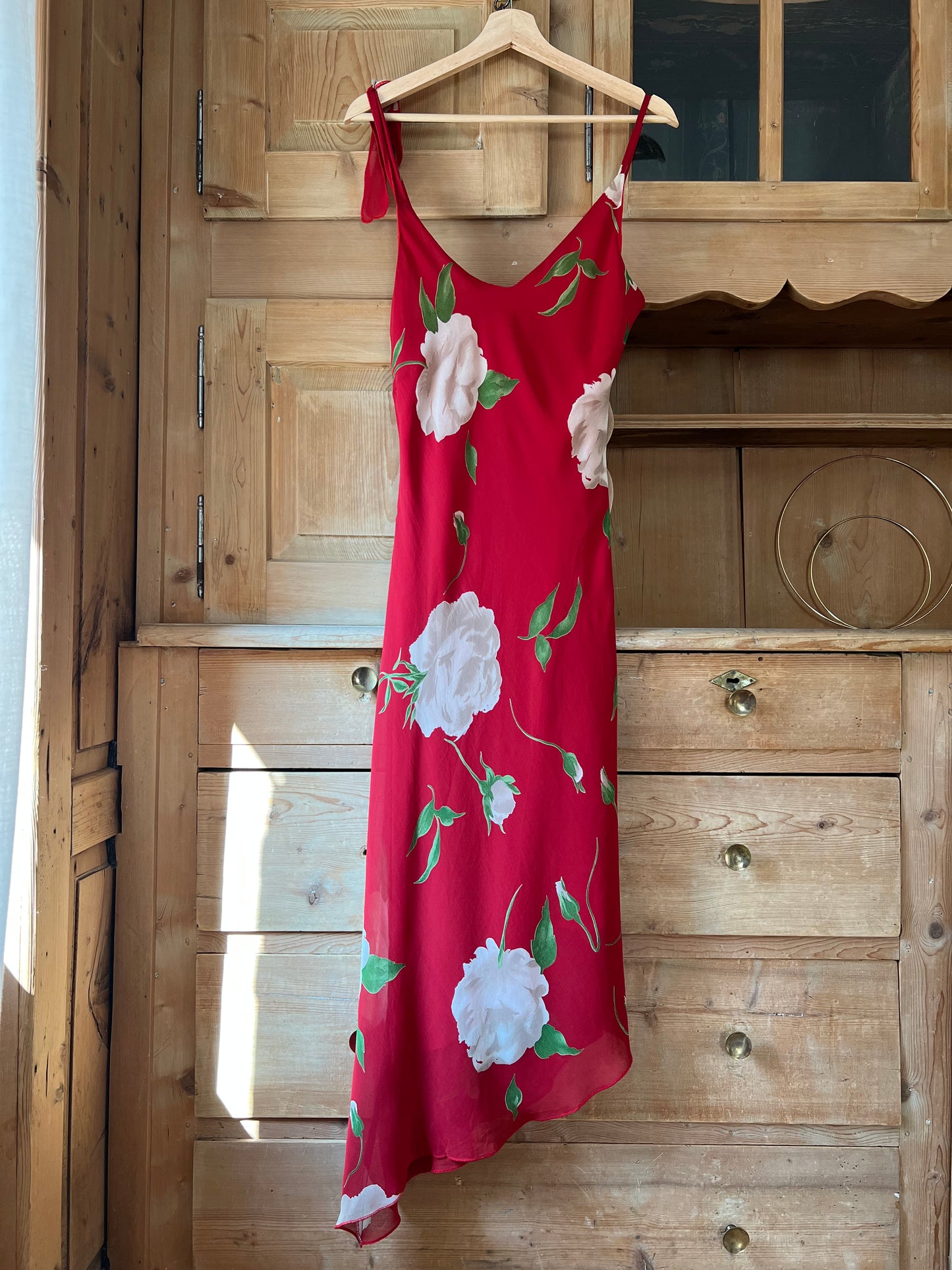 Vtg Red Dress