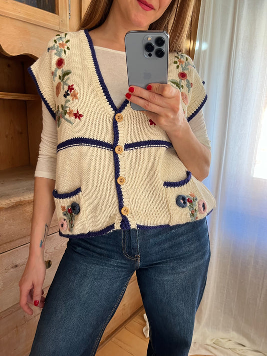 Embroidered Vest
