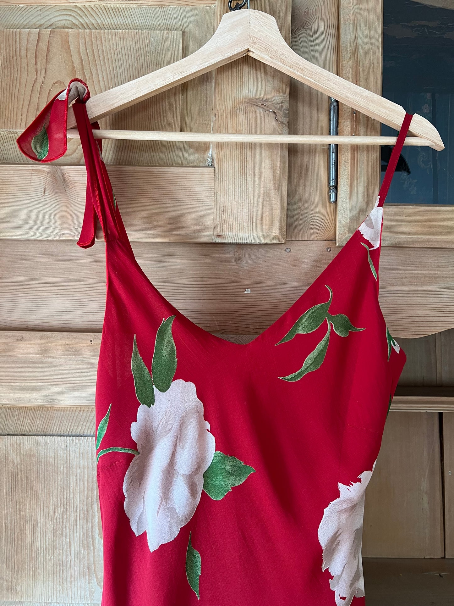 Vtg Red Dress