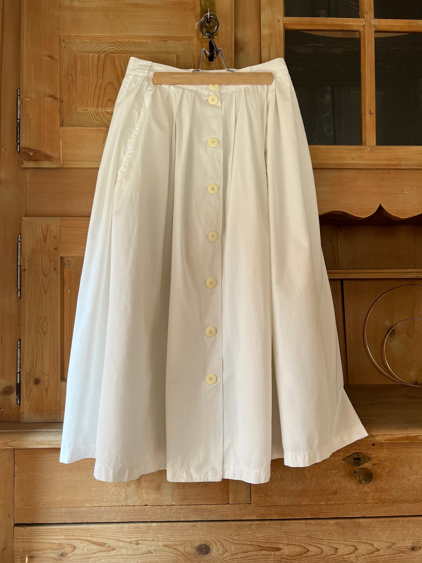 Vtg Cotton Skirt
