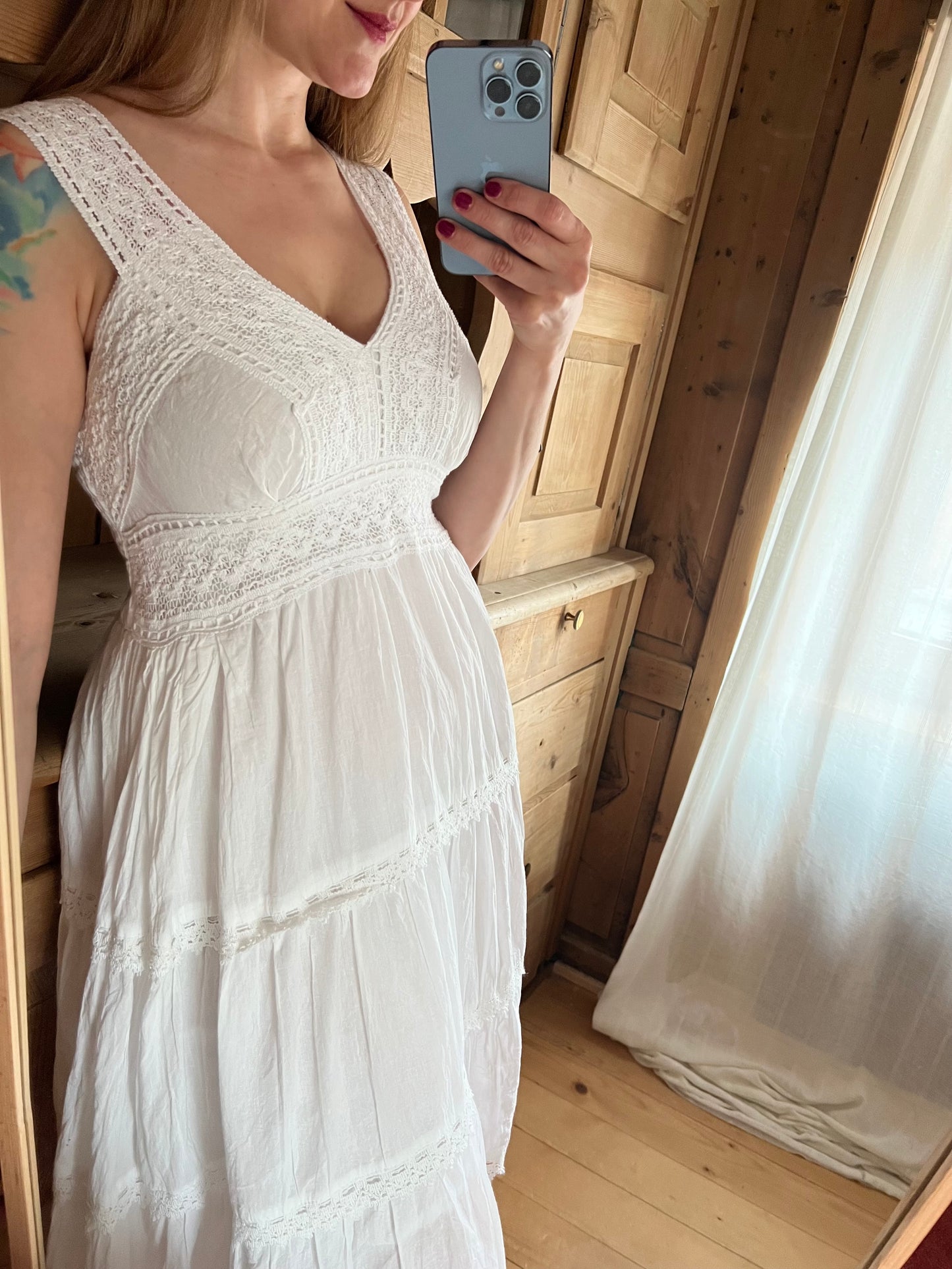 White Cotton Dress