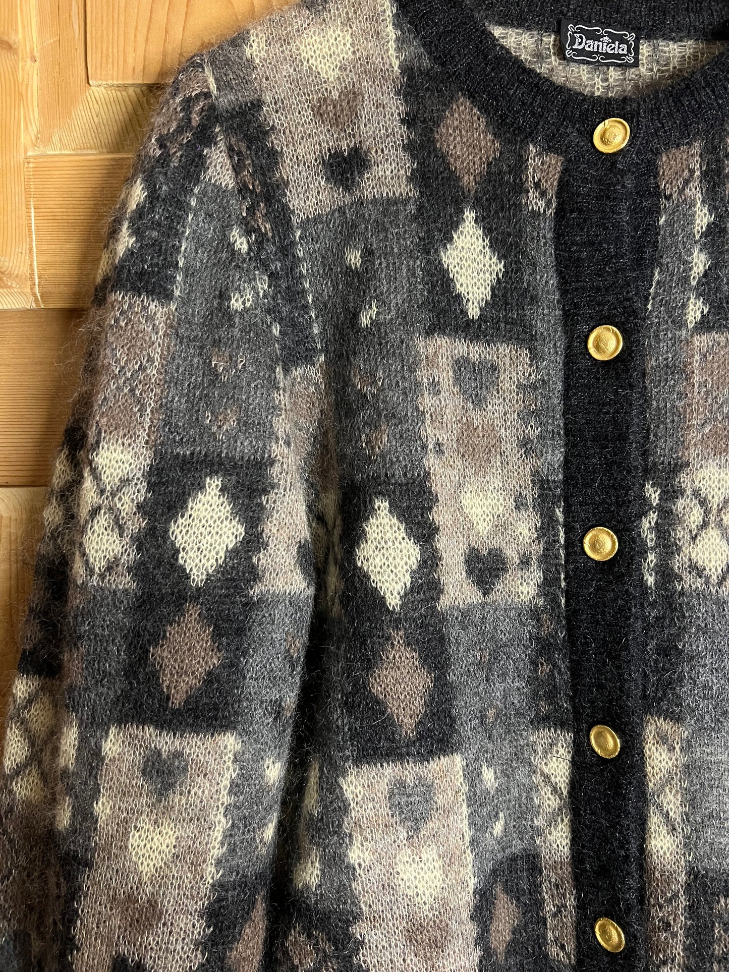 Vtg Mohair Cardigan