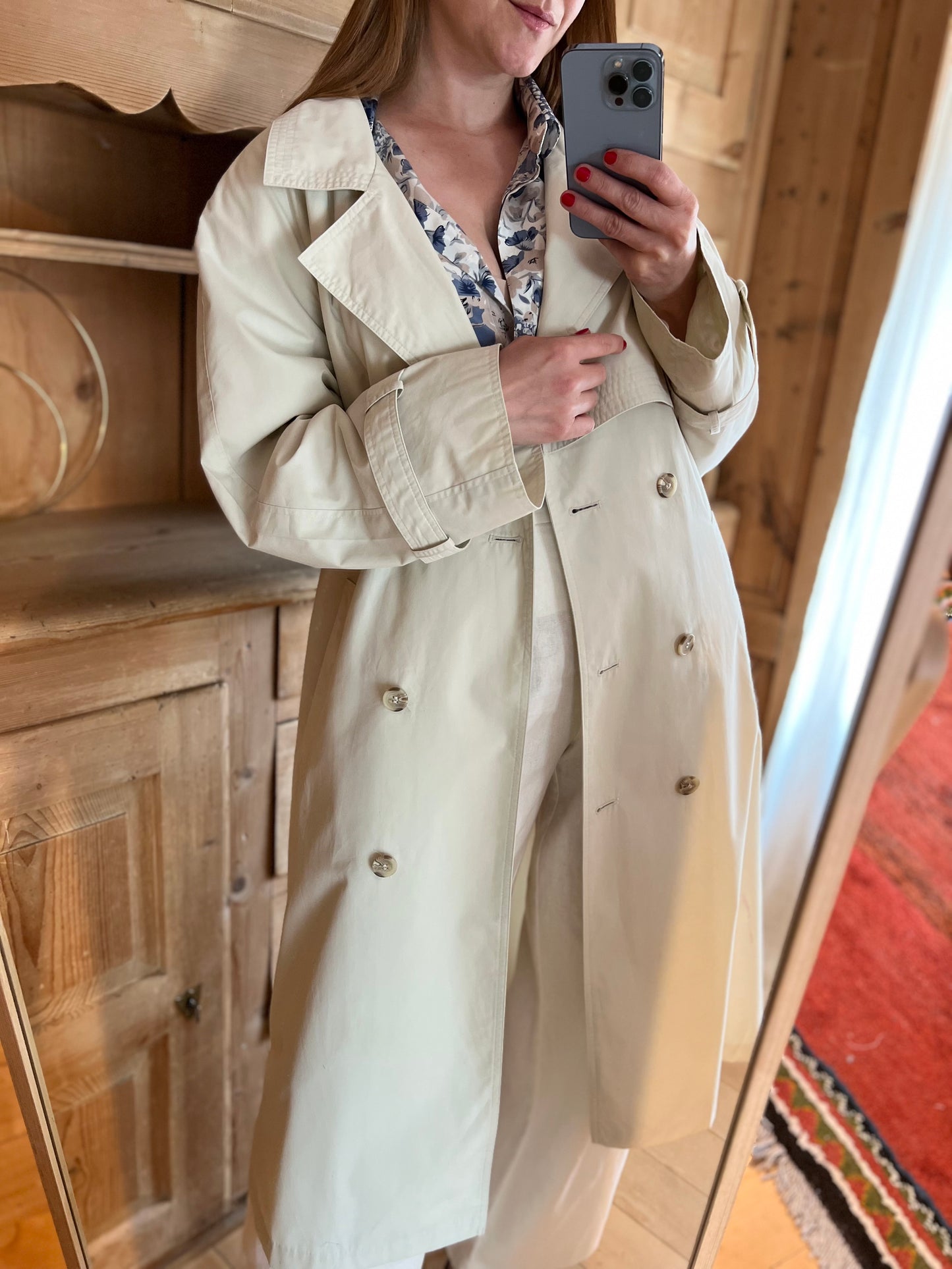 Vtg Trench Coat