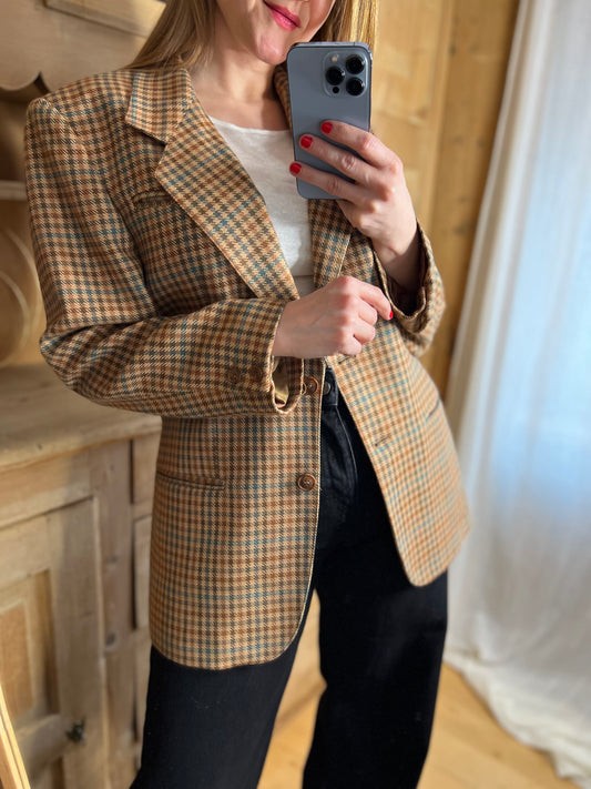 Vtg Wool Blazer