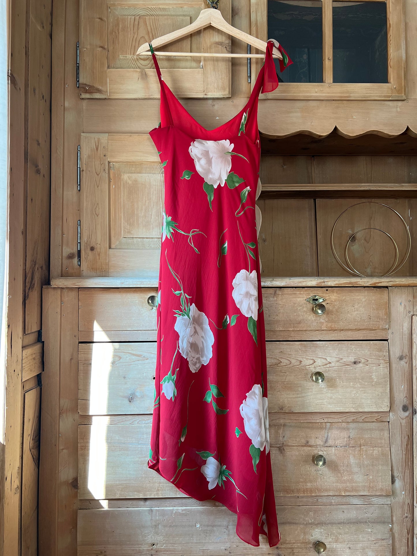 Vtg Red Dress