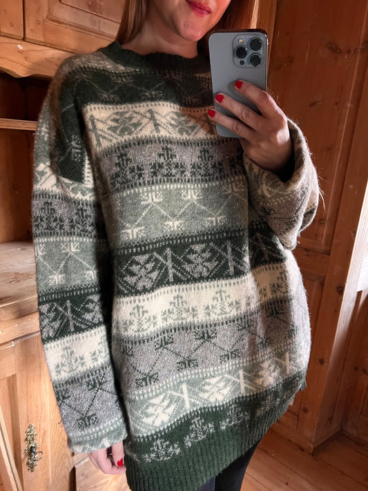 Vtg Pure Wool Jumper
