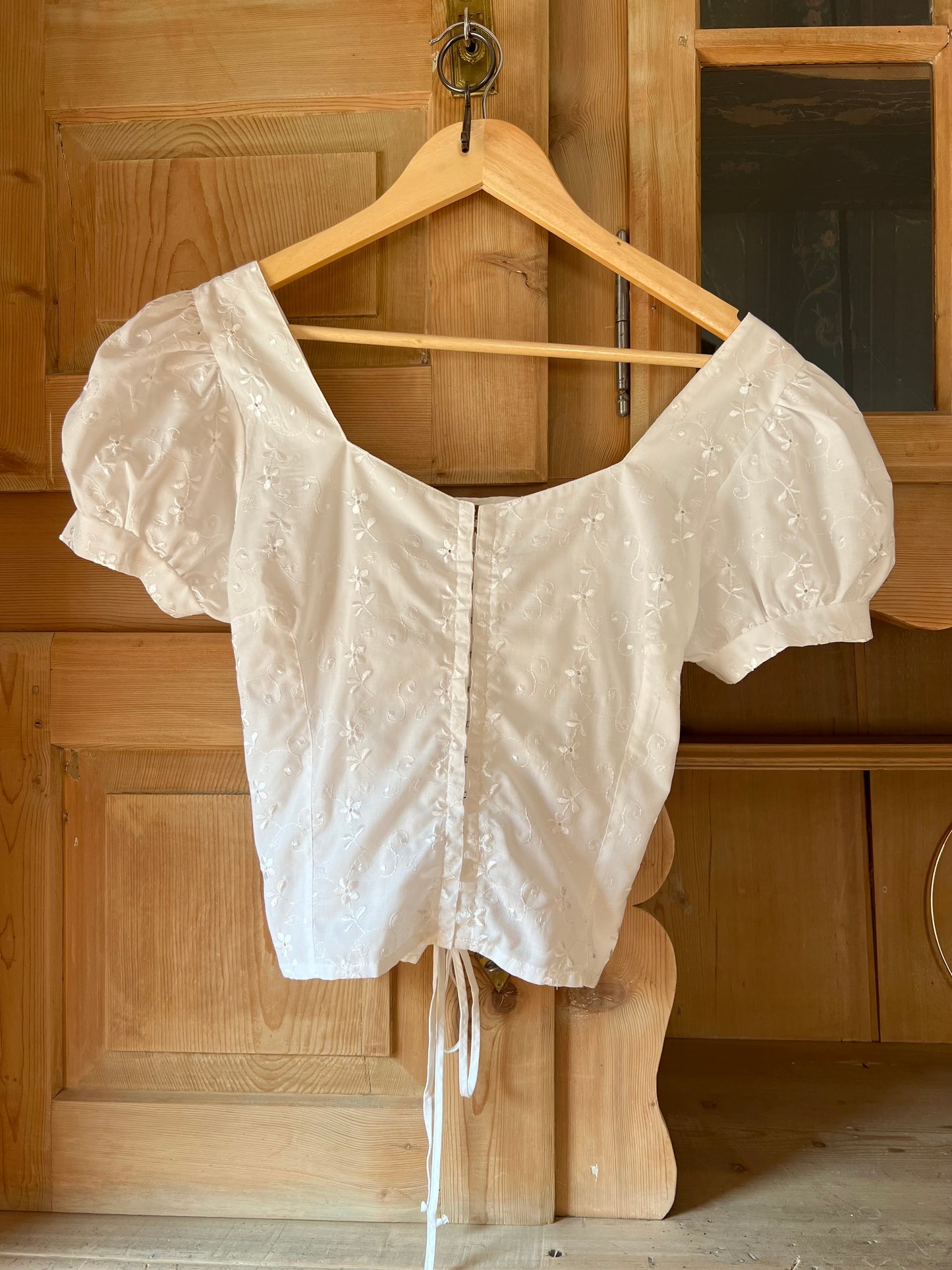 White Embroidered Blouse