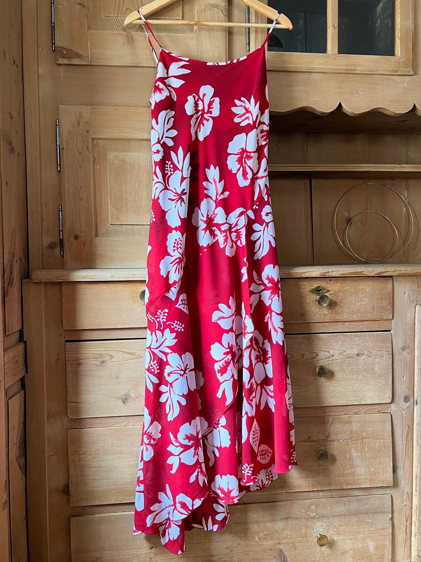 Red Floral Dress