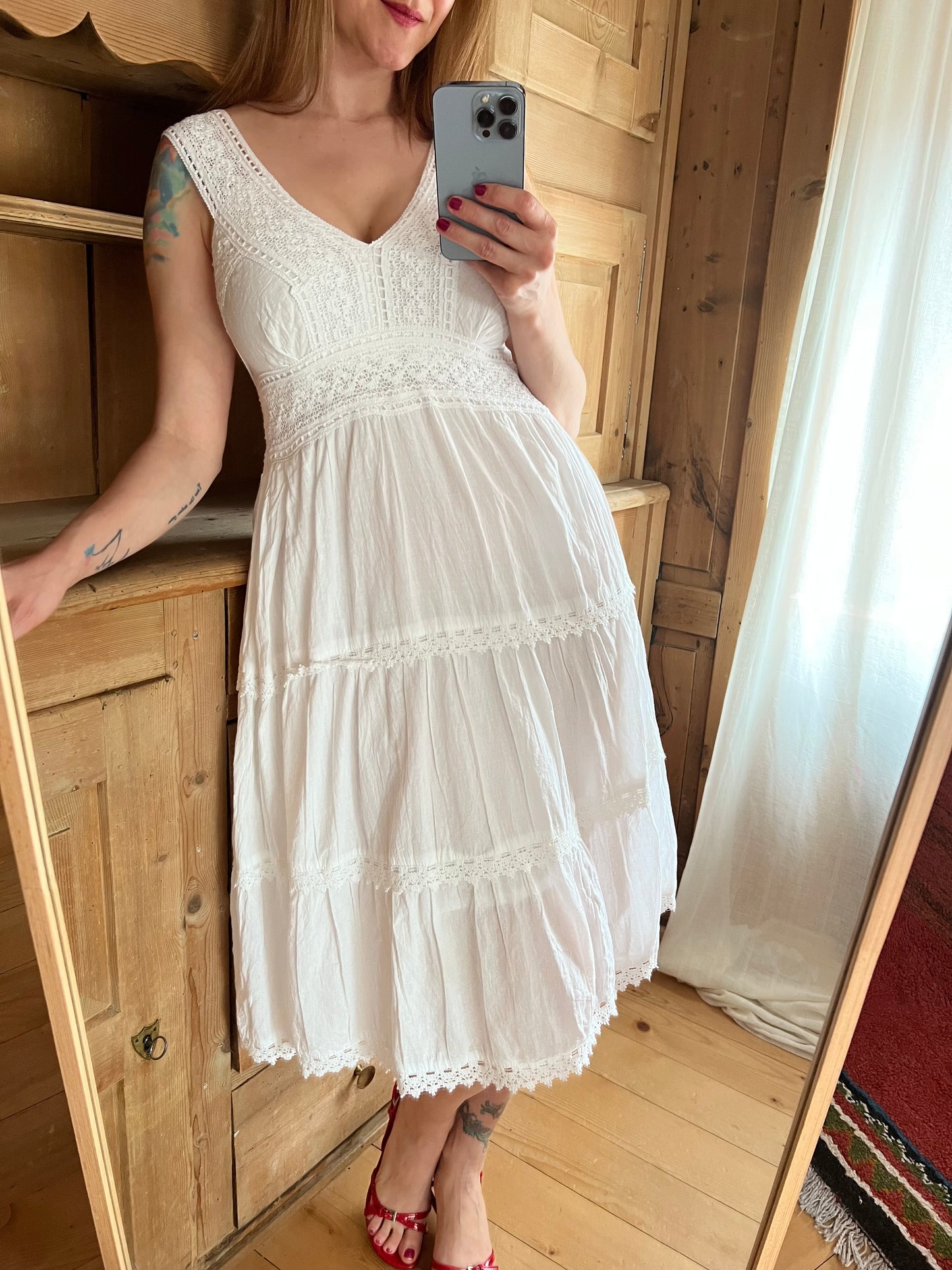 White Cotton Dress