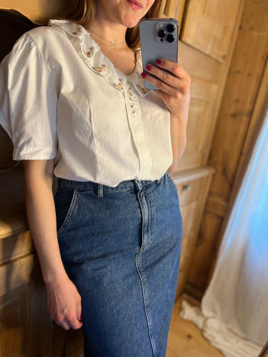 Embroidered Cotton Shirt