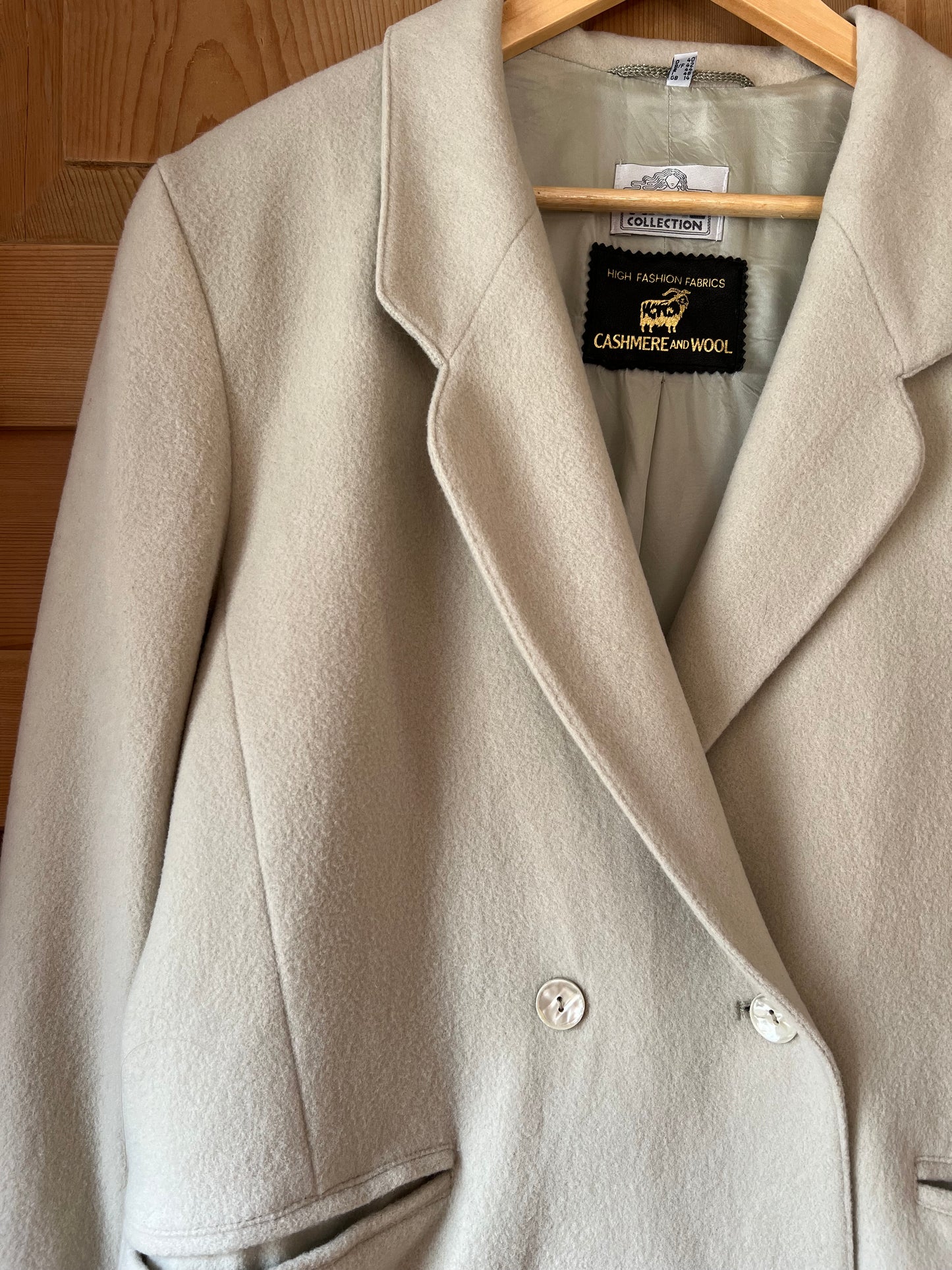 Ivory Wool & Cashmere Jacket