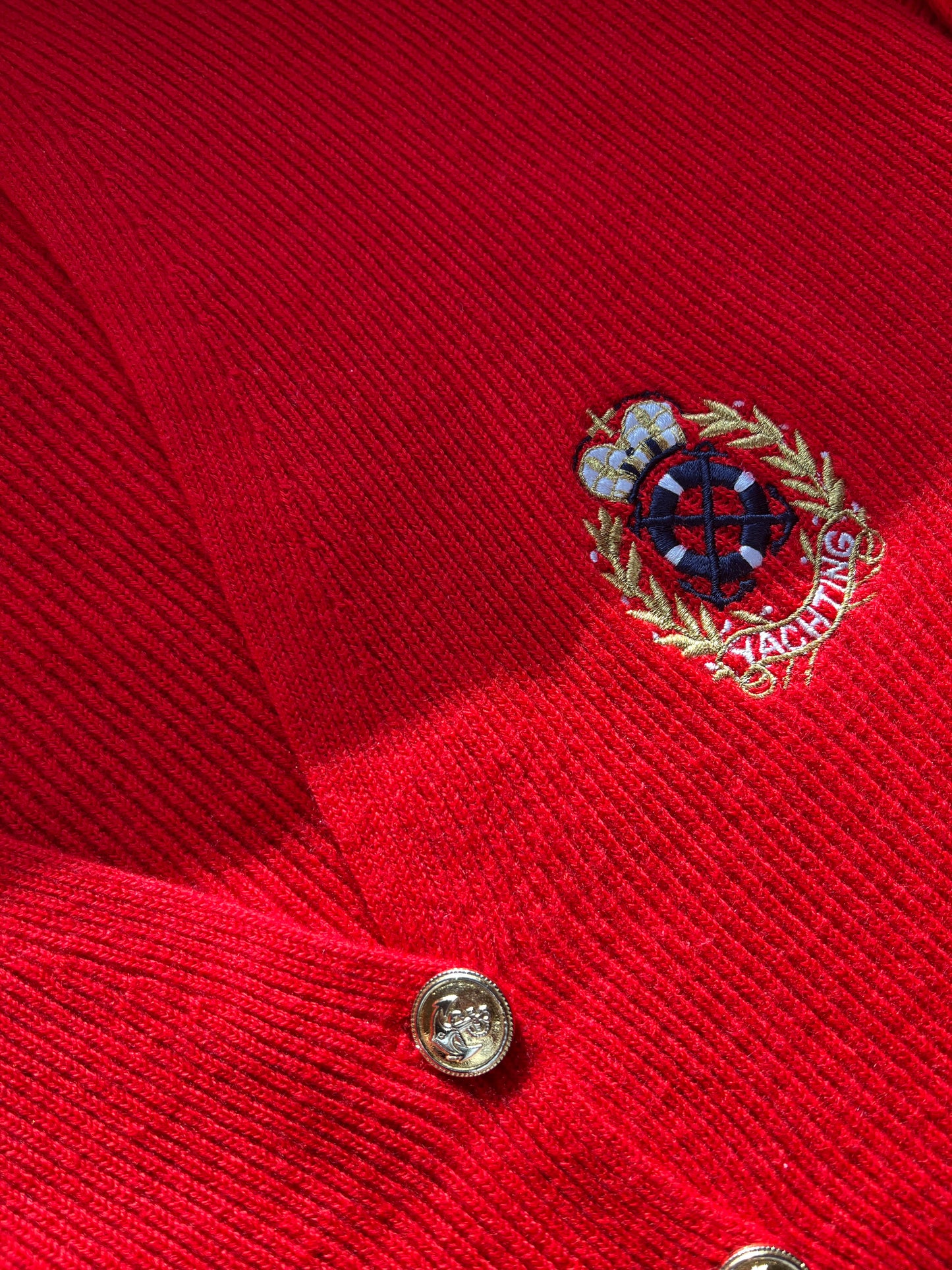 Luisa Spagnoli Red Cardigan