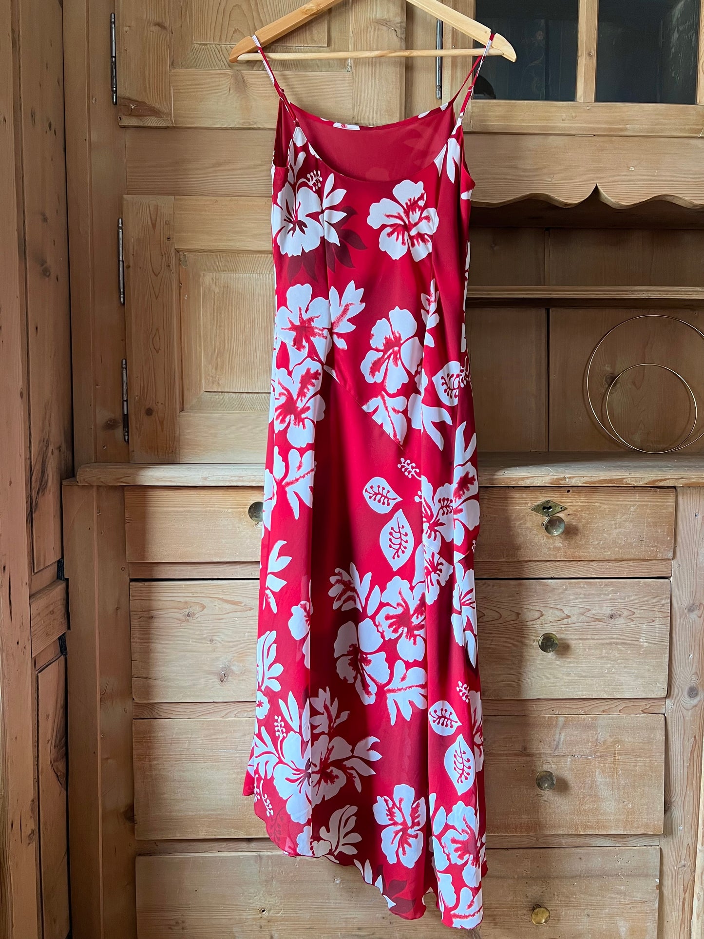 Red Floral Dress