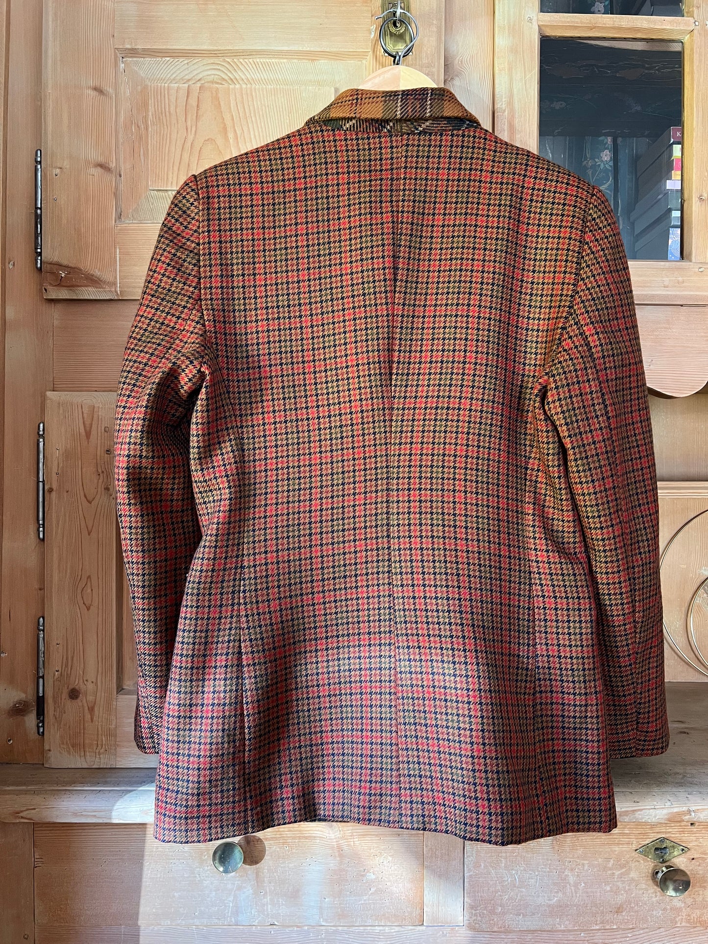 Checkered Wool Blazer