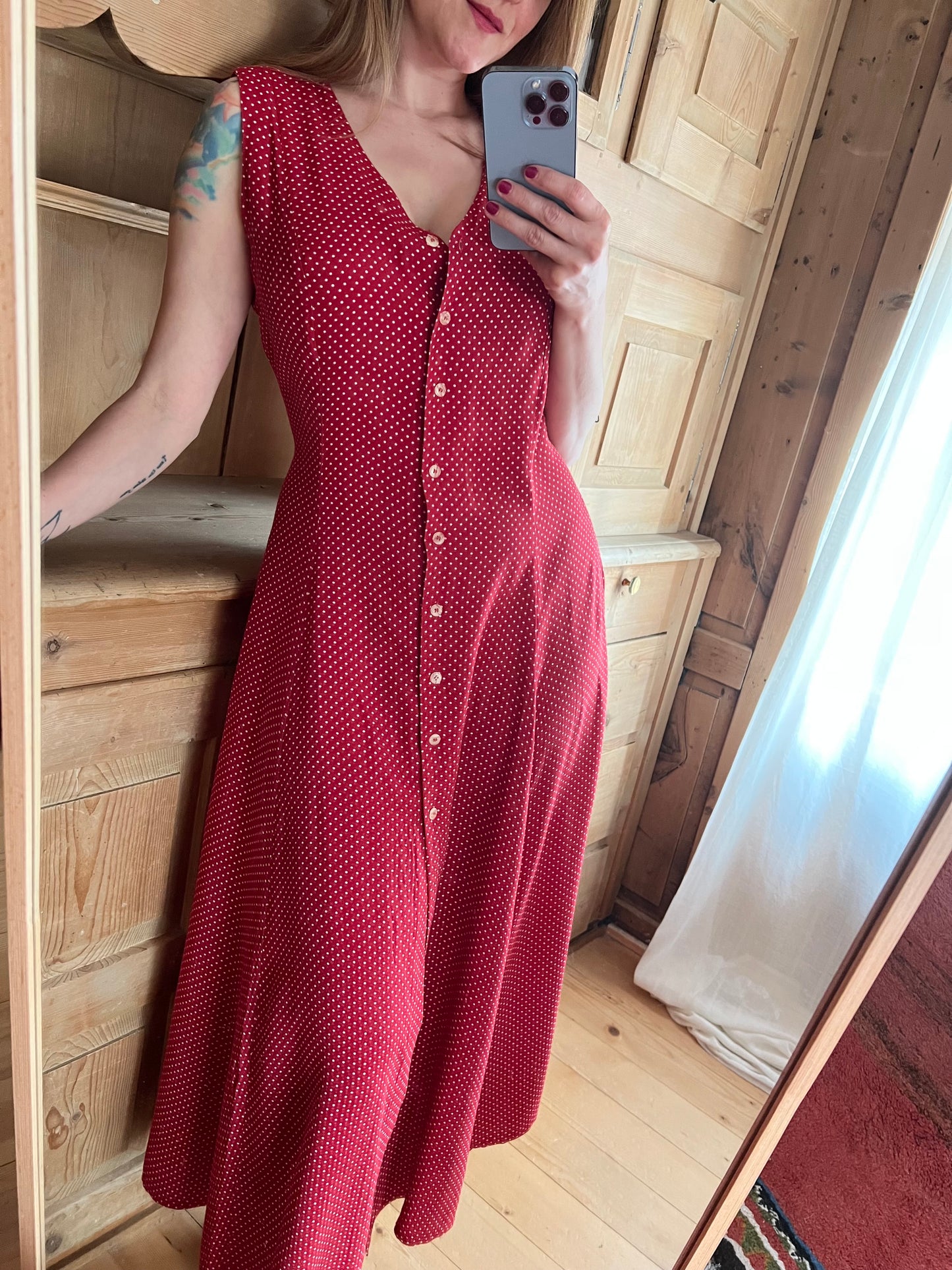 Red Polka Dot Dress