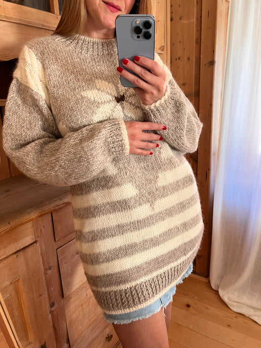 Hand Knit Wool Jumper