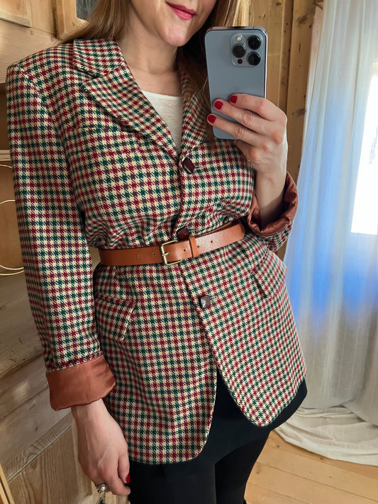 Vtg Wool Blazer