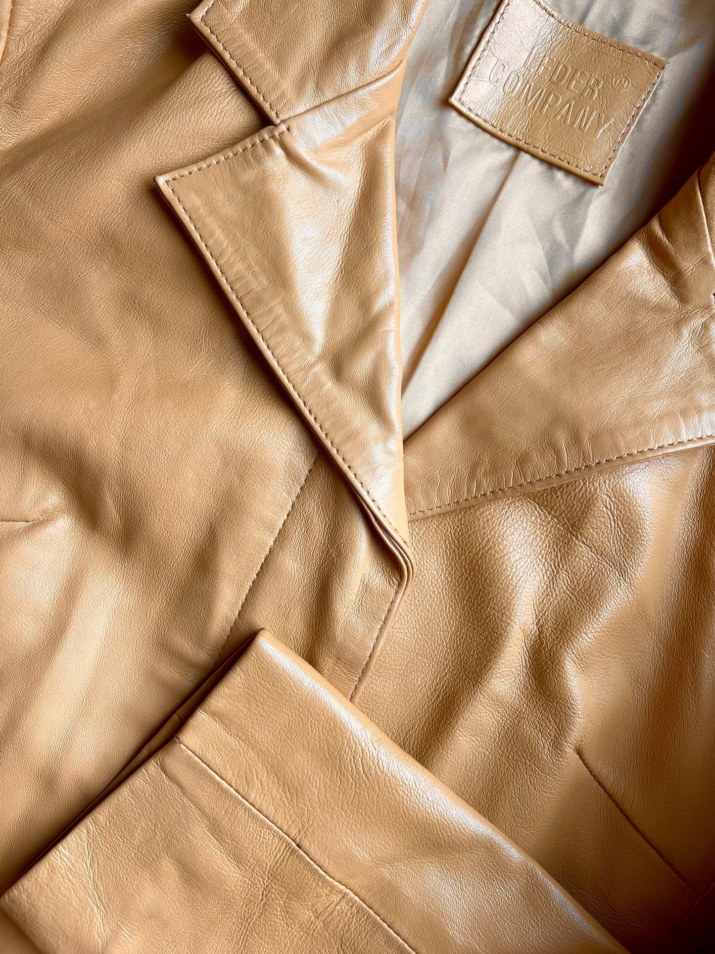 Camel Leather Jacket