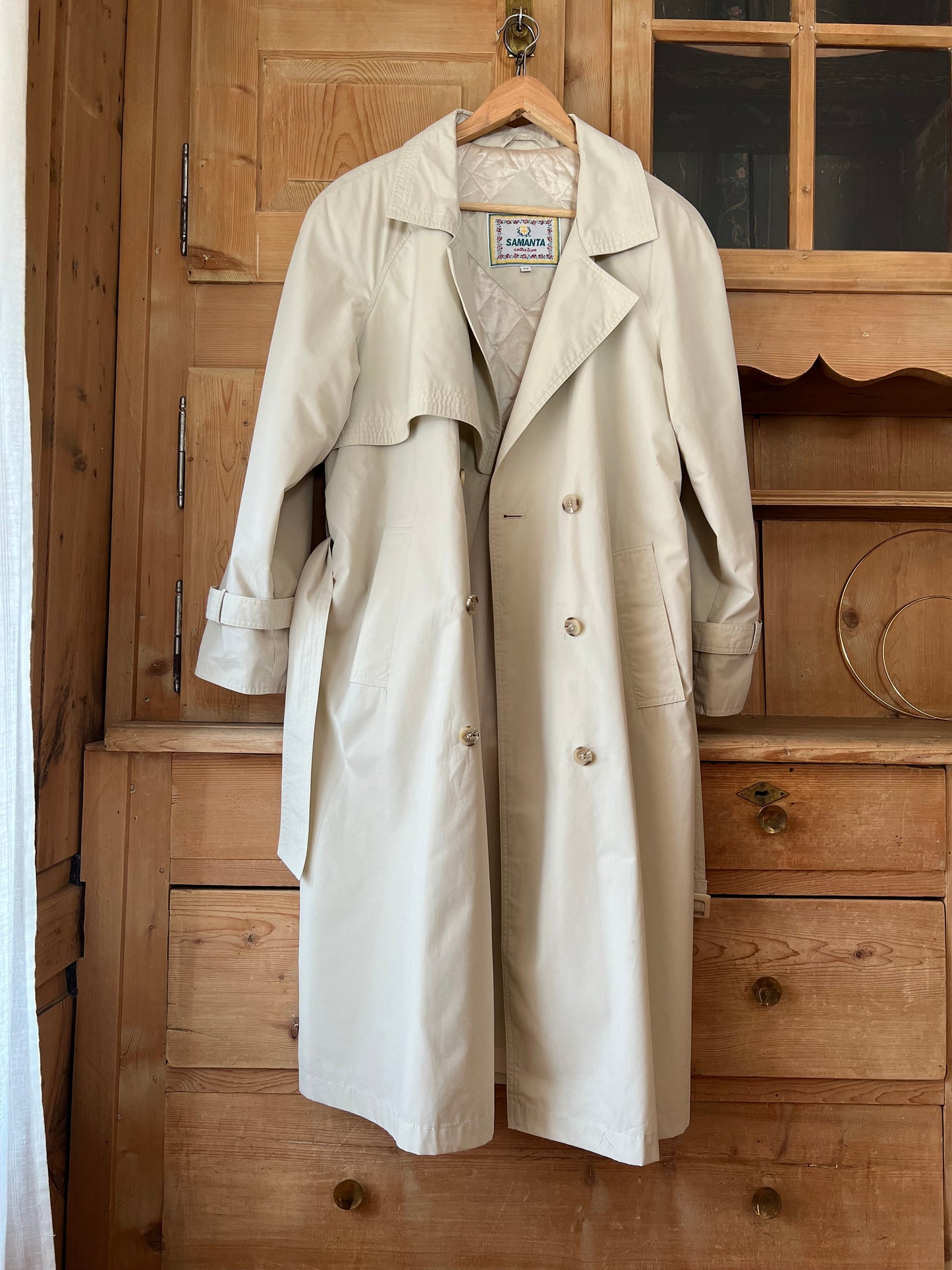 Vtg Trench Coat