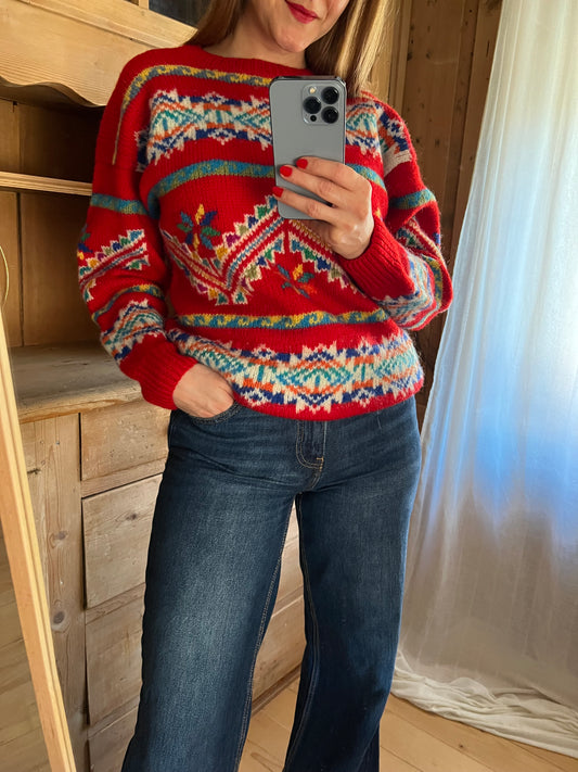 Vtg Wool Jumper