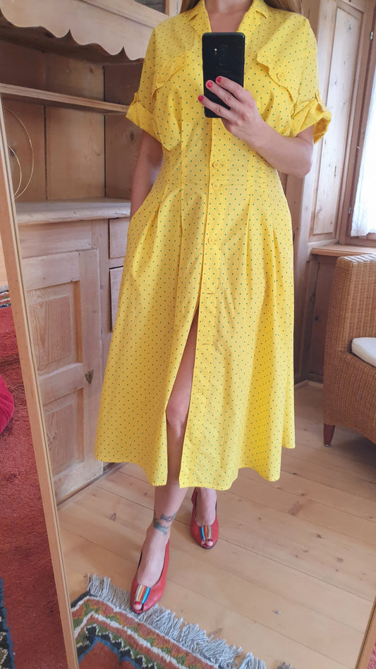 Yellow Vintage Dress