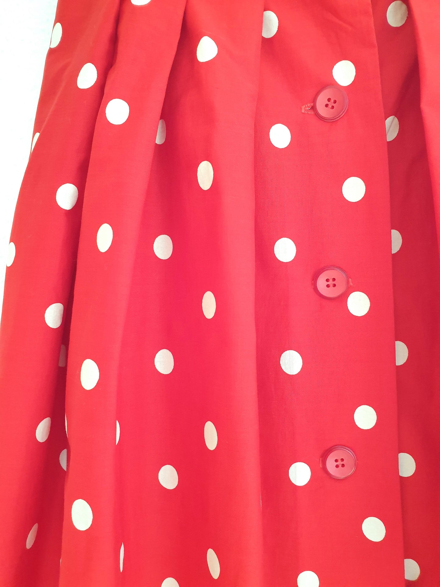 Polka Dots Midi Skirt