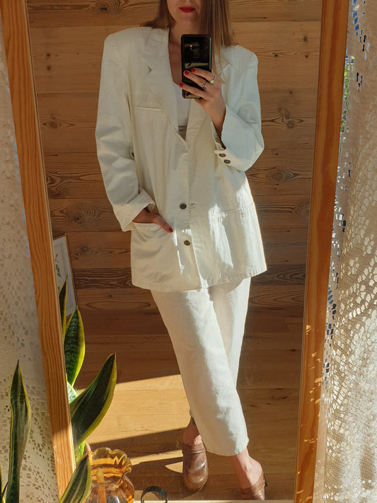 Vintage Beige Blazer