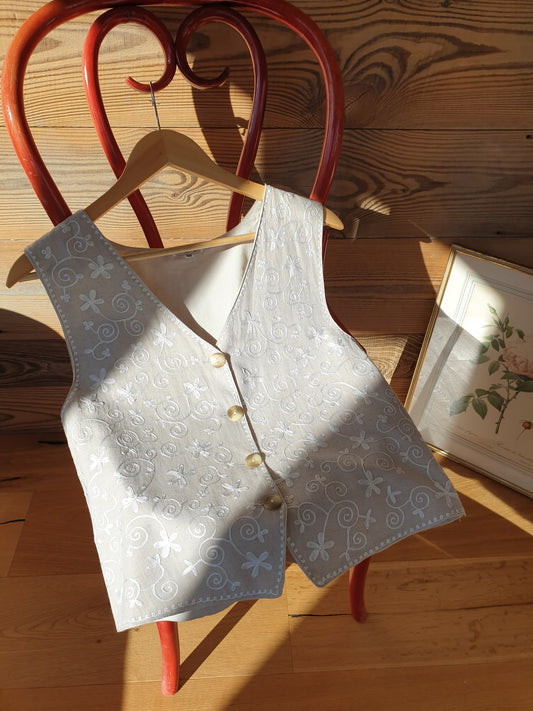 Embroidered Vest