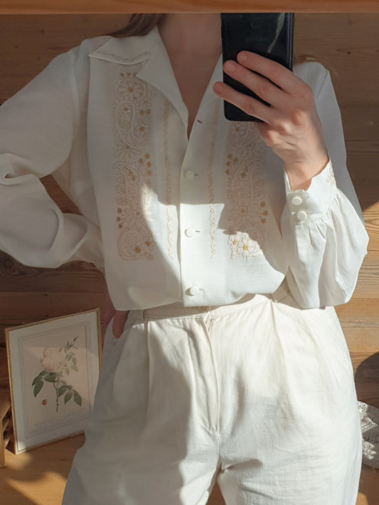Hand Embroidered Shirt