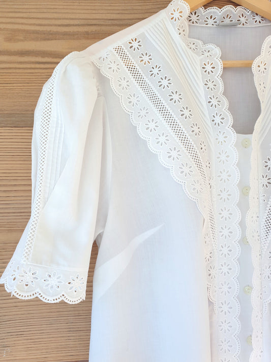 Cotton Lace Shirt